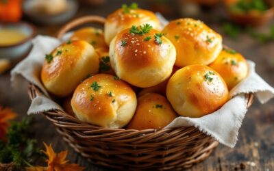 Garlic Butter Dinner Rolls: The Perfect Side for Thanksgiving